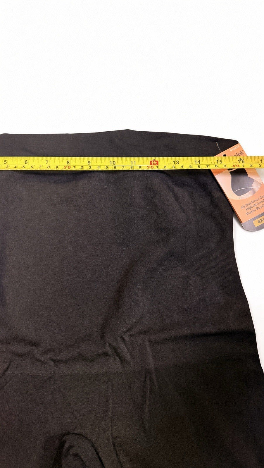 Shapermint Essentials High Waisted Shaper Boyshort 4XL Black Tummy Control NWT