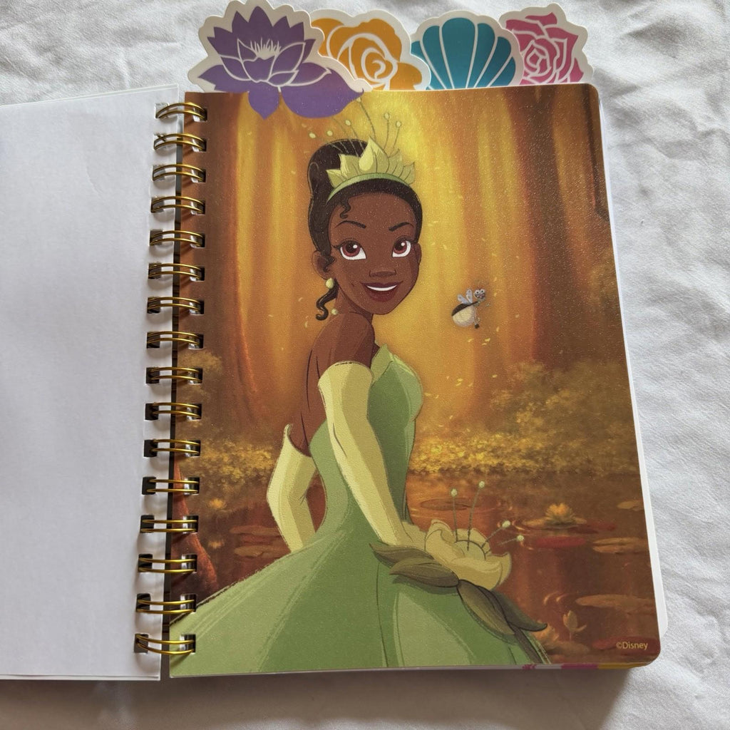 Disney Princess Spiral Journal Notebook 96 Sheets Tiana Rapunzel Ariel