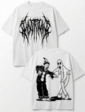 Scary Horror Clown Ghost Graphic Tee Creepy Halloween Shirt