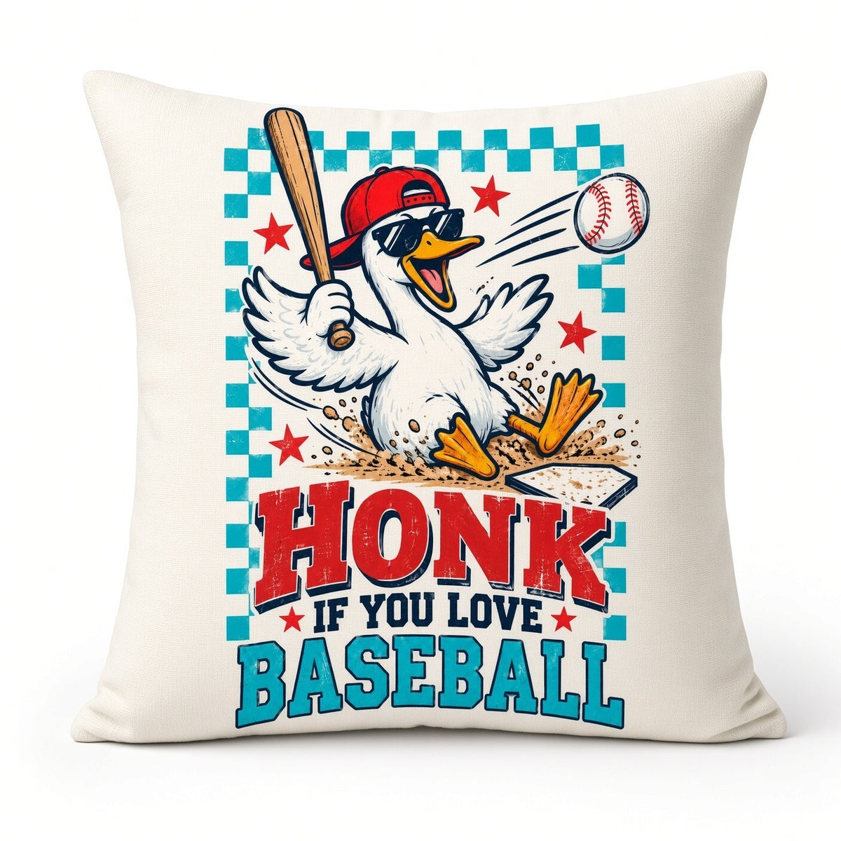 4Pcs Funny Baseball Goose DTF Transfers 10" Honk Heat Press Shirt Design