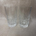 Vintage Rogaska Crystal Gallia Highball Glasses 5 3/8” Crystal Set of 2