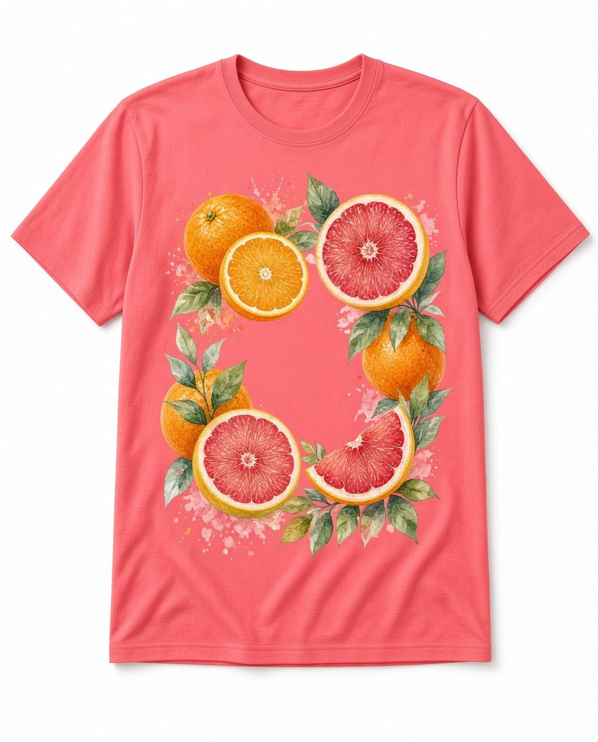 4pcs 10in Citrus Orange Grapefruit Fruit Collage DTF Transfer