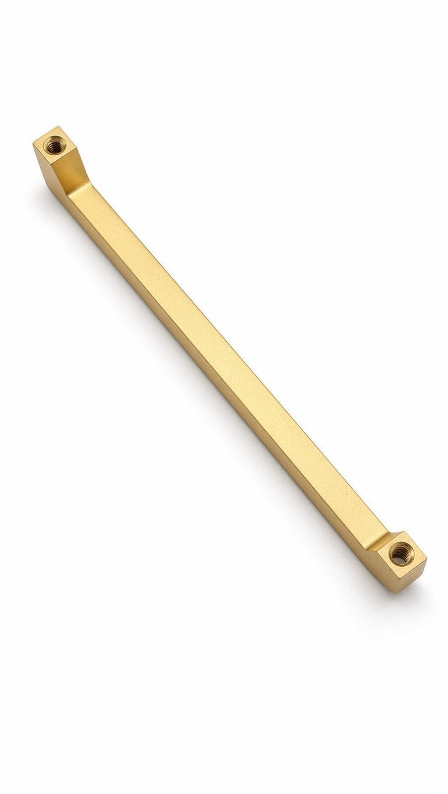 Set of 23 Brushed Gold Cabinet Drawer Pull Handles Modern Square Bar Hardware