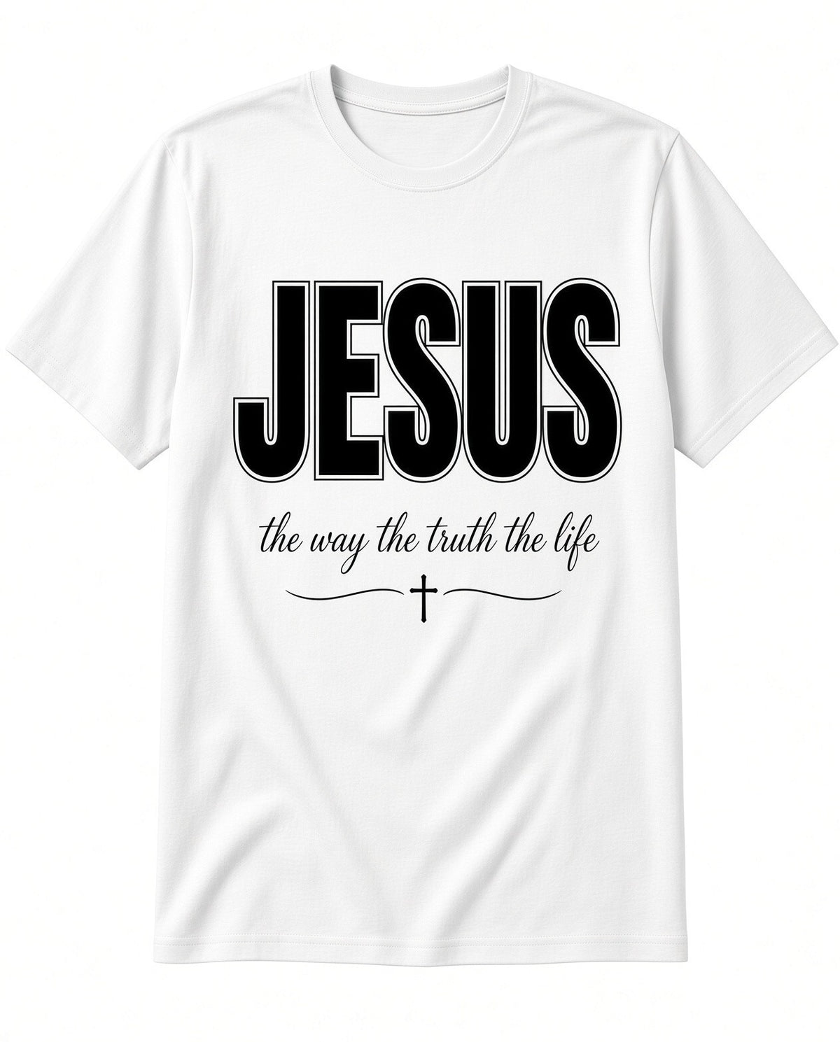 4PCS 10in DTF Transfer Jesus The Way The Truth The Life Christian