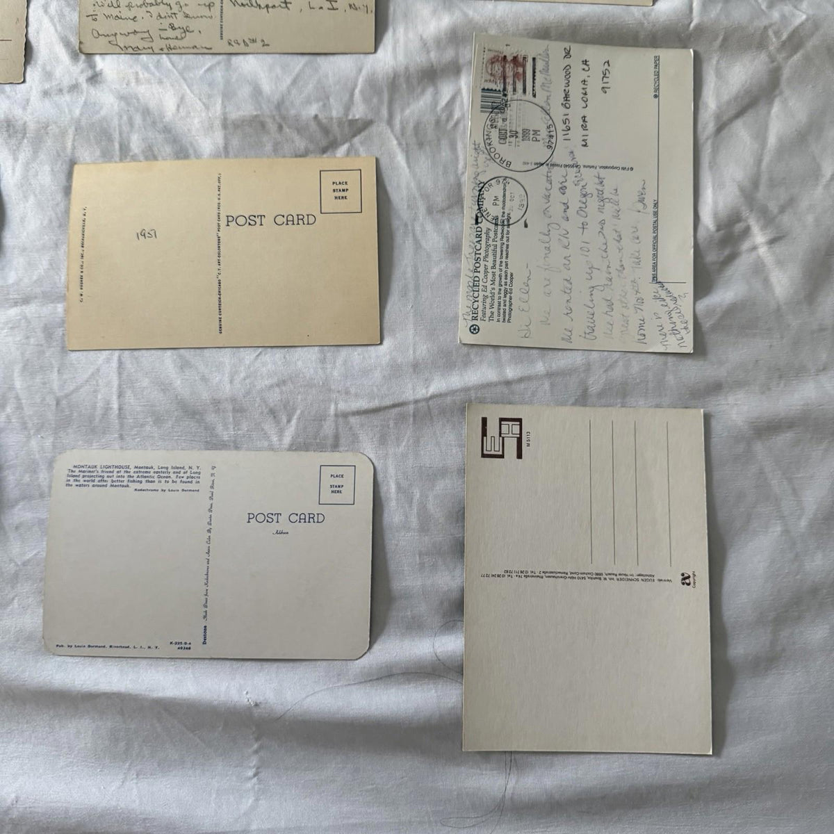 Vintage Postcards Lot - San Francisco, Zion, Redwoods, Castles & Beaches