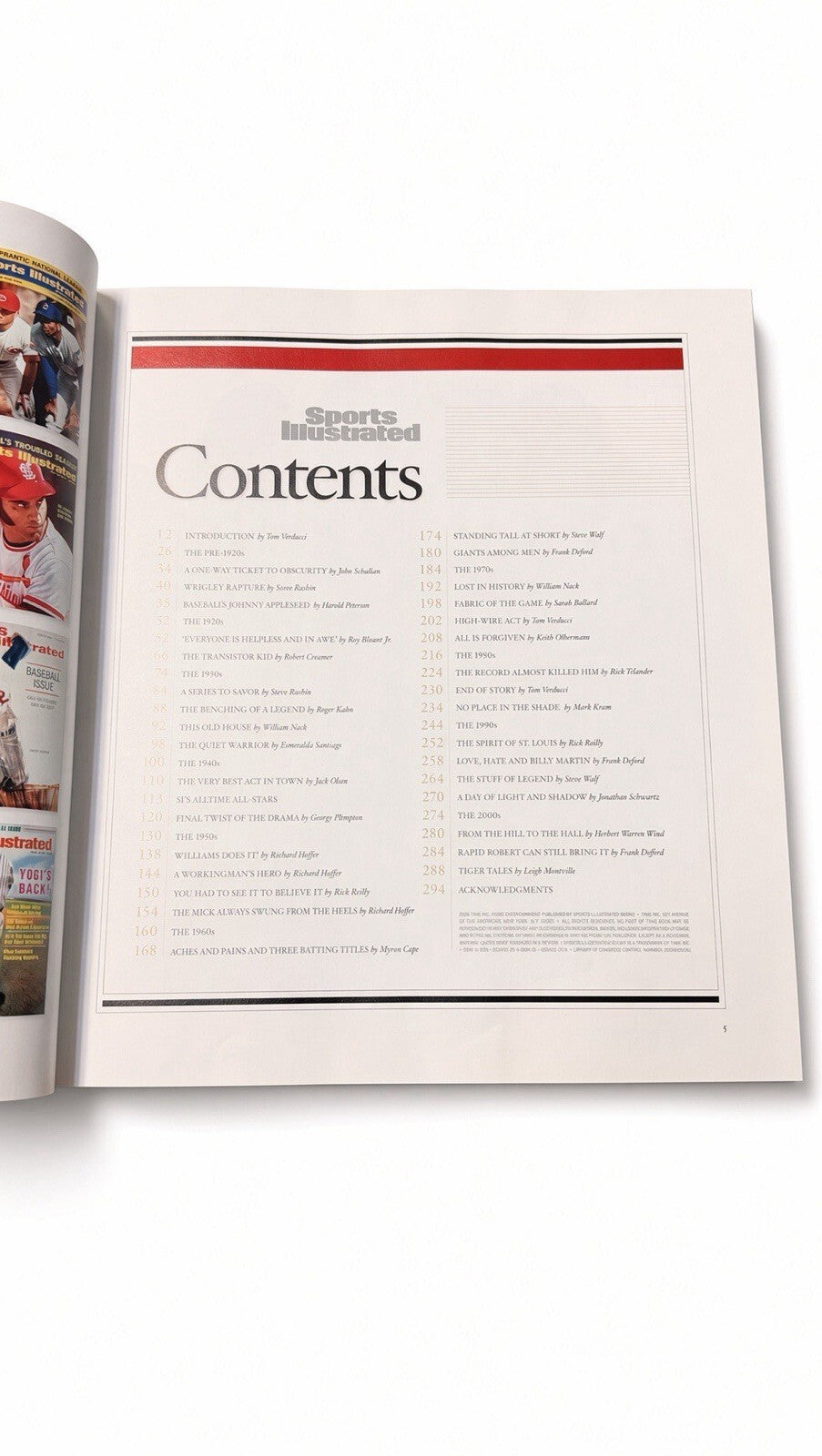 Sports Illustrated The Baseball Book Hardcover Tom Verducci Photos History SI