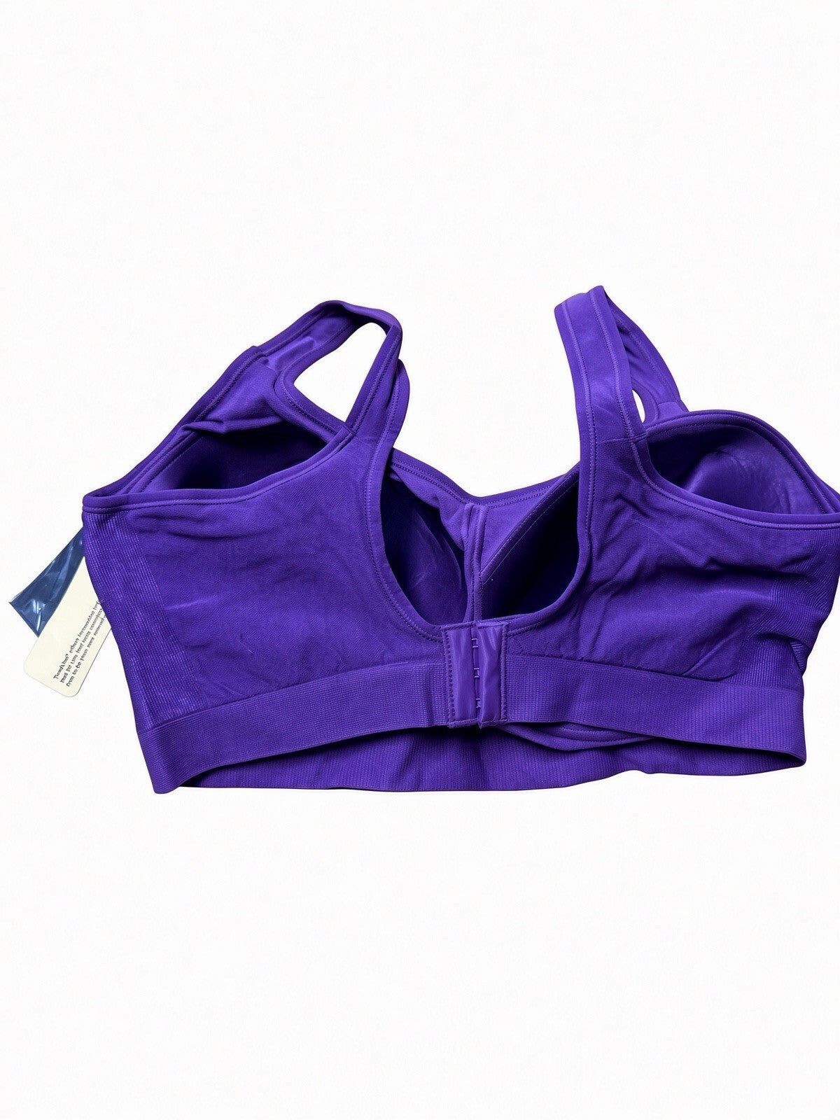 Truekind Daily Comfort Wirefree Shaper Bra 3XL Purple Support Full Coverage NWT