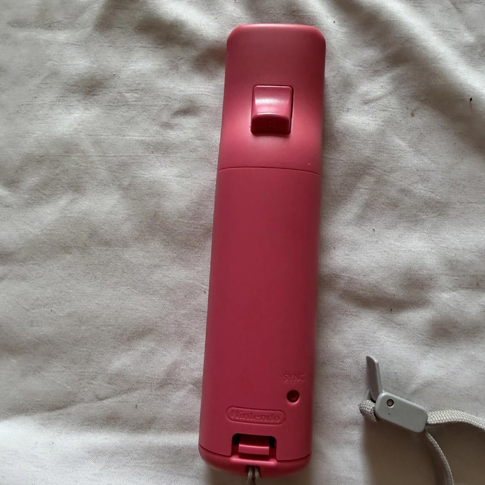 Pink Wii Remote MotionPlus RVL-036 Wiimote Controller Nintendo