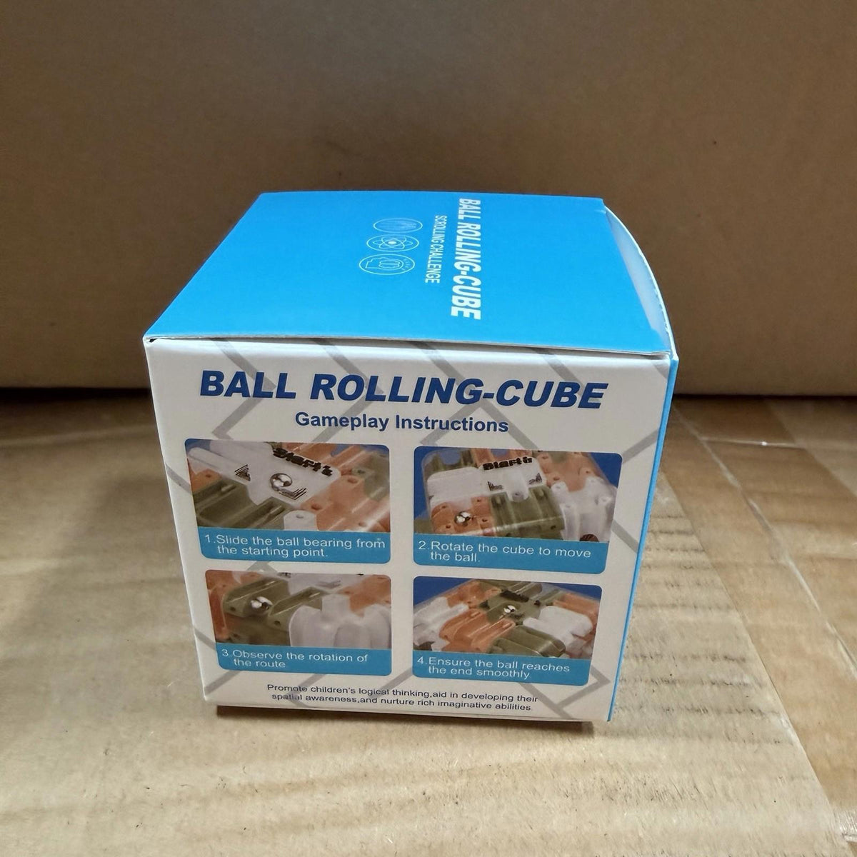 3D Maze Cube Ball, Labyrinth Puzzle Brain Teaser Game, Educational Learning Toys