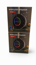 BTS07 Wireless Bluetooth Shower Speaker IPX4 LED Waterproof Suction Cup Pk2
