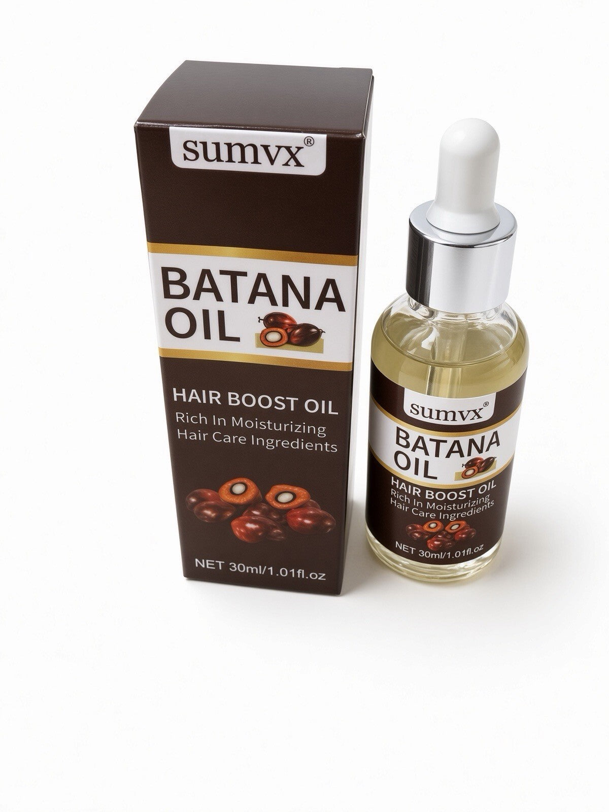 SUMVX Batana Oil Hair Care 3PC Set Shampoo Conditioner Hair Boost Oil