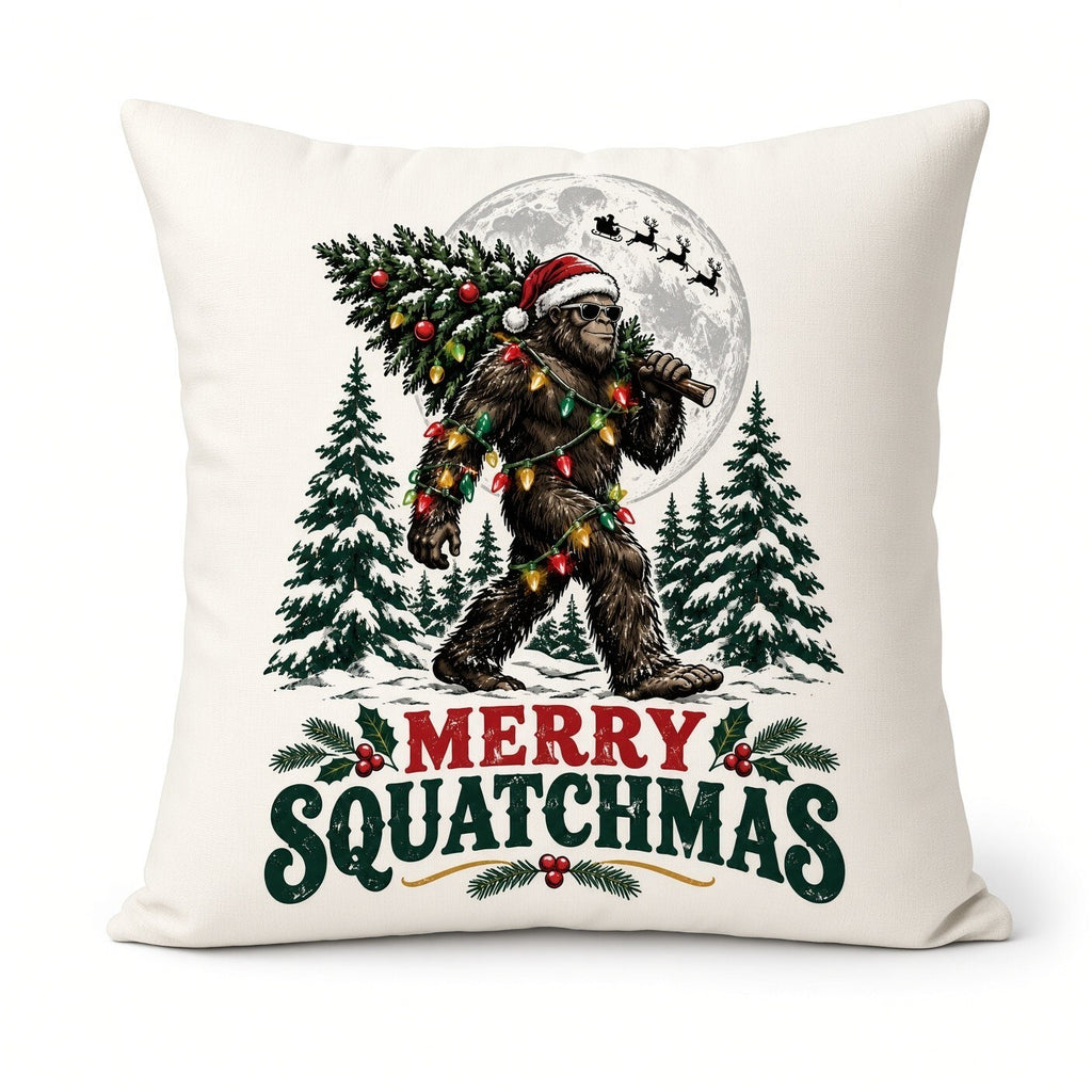 4pcs 10in Merry Squatchmas Bigfoot Christmas DTF Transfer Ready to Press