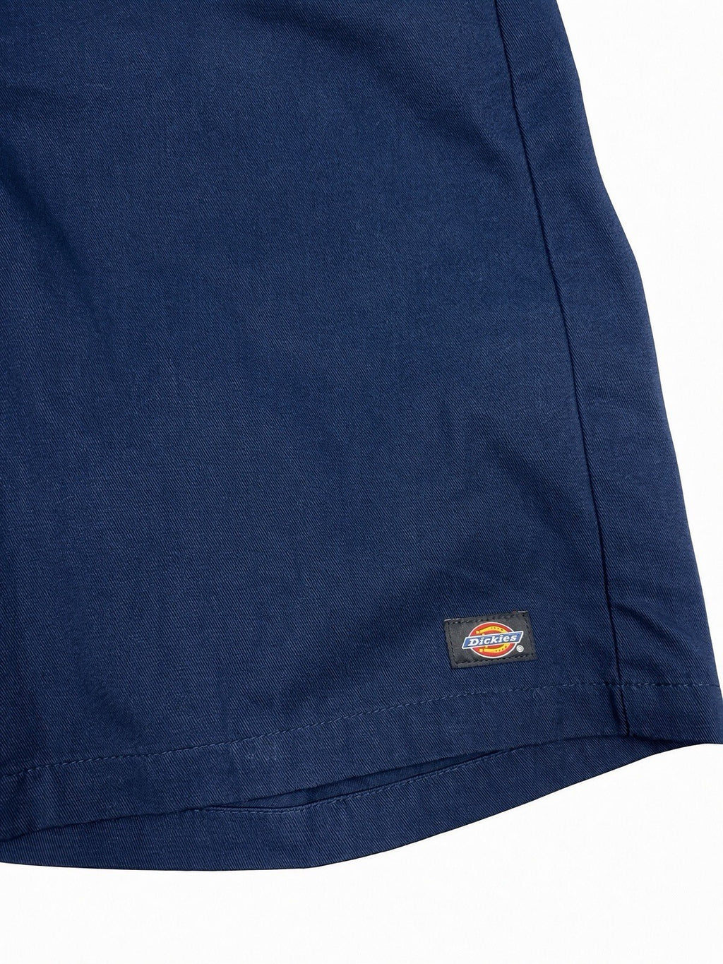Dickies Loose Fit Work Shorts Men Size 42 Navy Blue Twill Cargo Logo Patch
