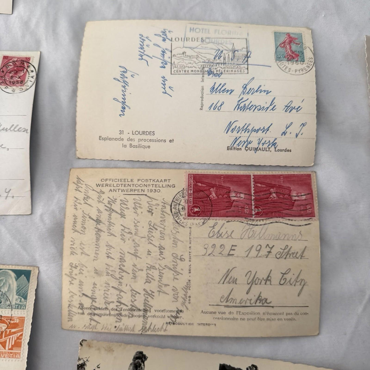 Vintage Postcards Lot 20 - Notre Dame Paris, Arc de Triomphe, Europe Travel
