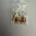 Vintage Sunflower Alloy Drop Dangle Earrings Crystal Sun Jewelry Gifts