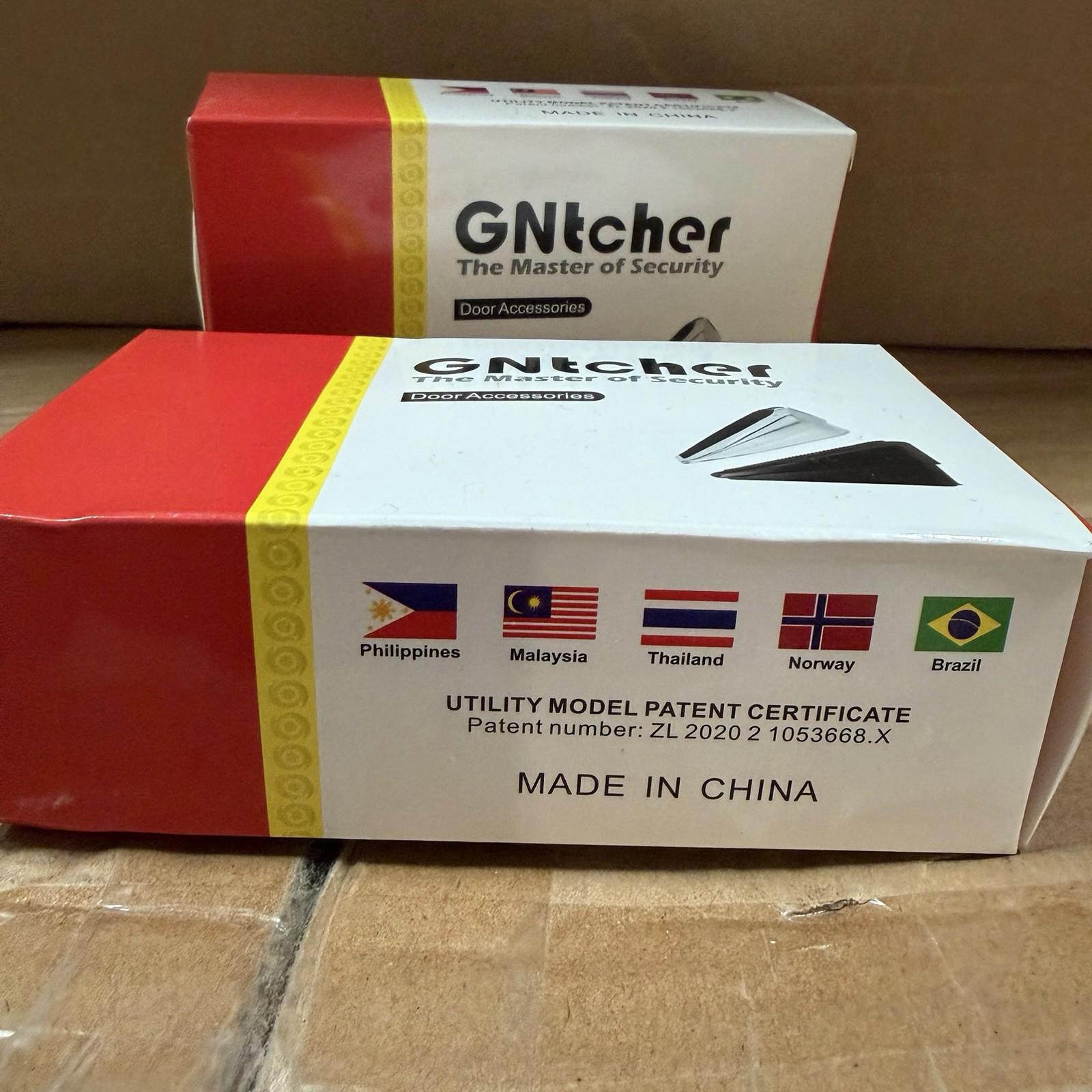 GNTcher Door Stop Wedge 2 Pack Heavy Duty Aluminum Security Door Stopper