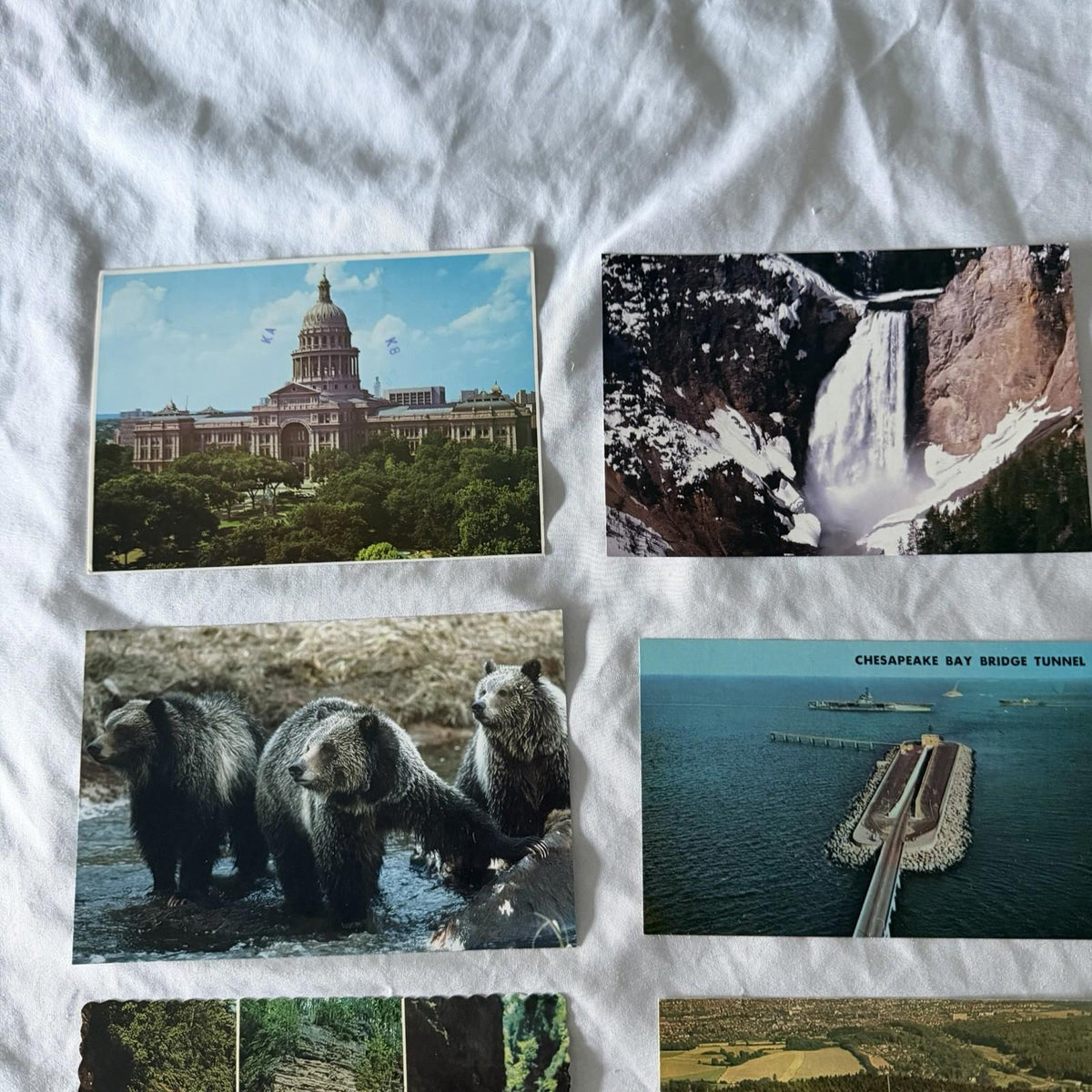 Vintage Postcard Collection - US Travel Scenes, Ghost Towns & Nature