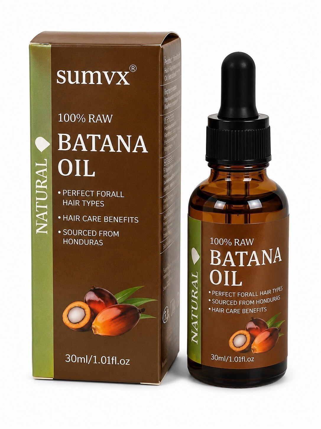 Sumvx 100% Raw Batana Oil Hair Care Moisturizing Treatment 30ml 1oz