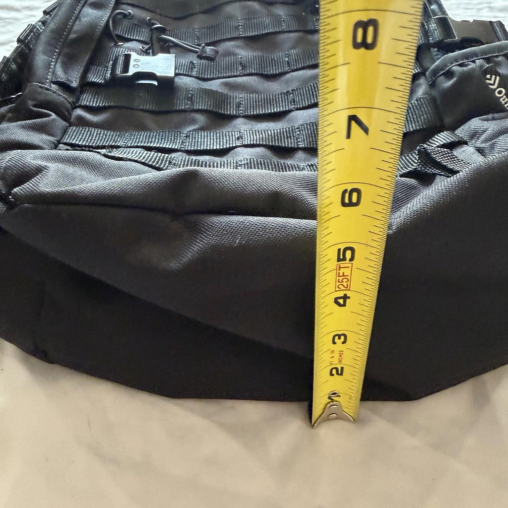 Outdoor Products Black Tactical MOLLE Backpack 19” Daypack Bag