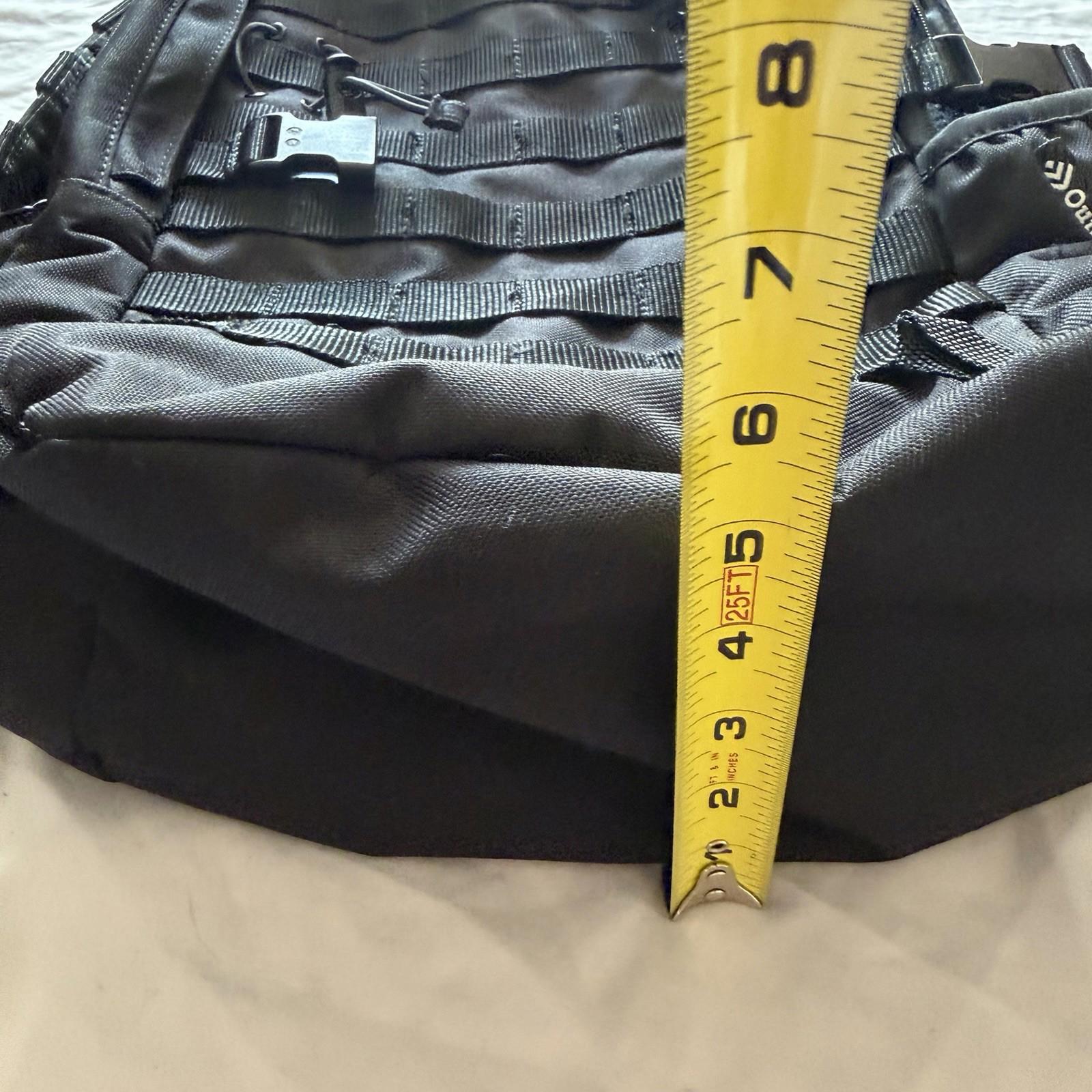 Outdoor Products Black Tactical MOLLE Backpack 19” Daypack Bag