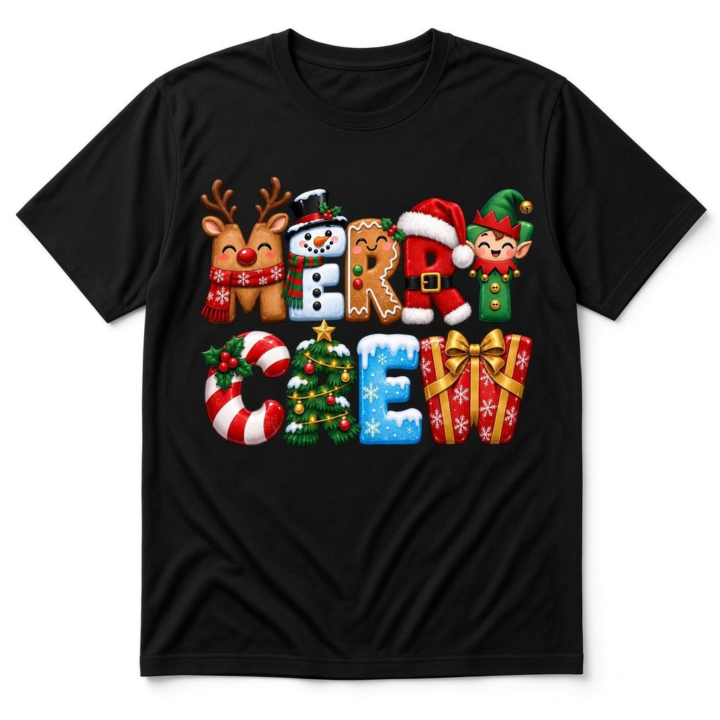 4PCS 10in Merry Crew Christmas Character DTF Transfers