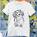 Cute Puppy Dog Graphic T Shirt Animal Lover Unisex Cotton Tee  Alternative optio