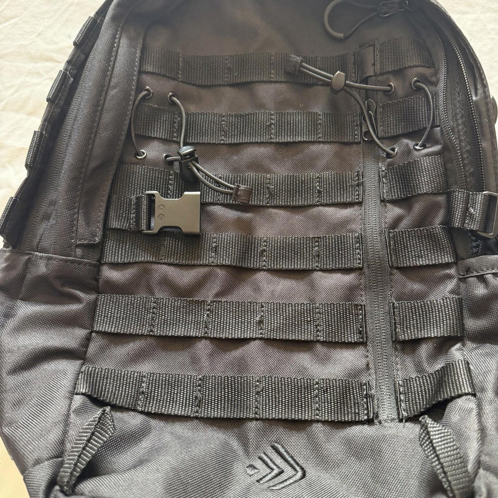 Outdoor Products Black Tactical MOLLE Backpack 19” Daypack Bag