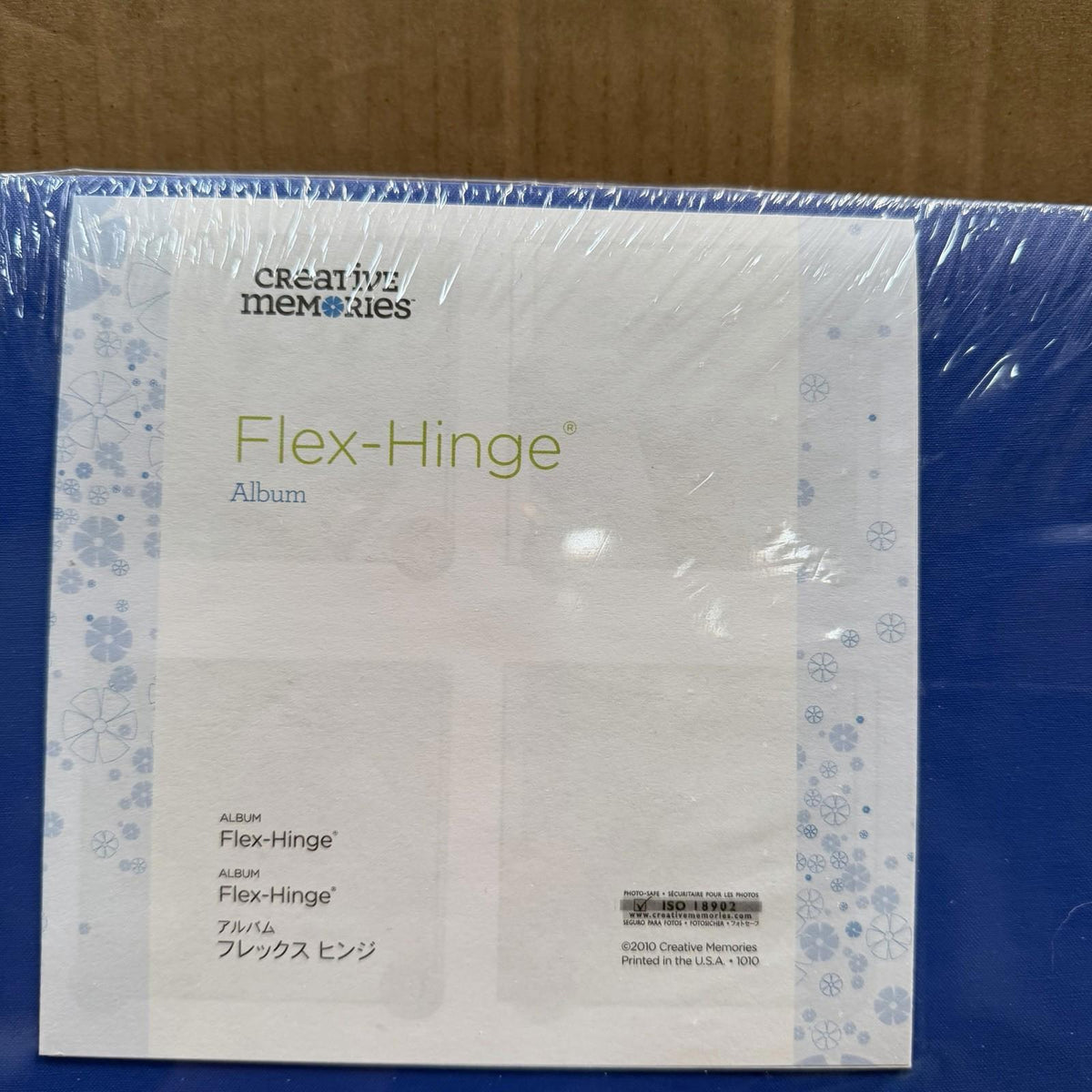 Creative Memories Flex-Hinge 12x12 Blue Scrapbook Album - New in Package