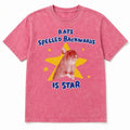 Acid Wash Pink Tee Rats Spelled Backwards Is Star Shirt Funny Rat Lover Gift
