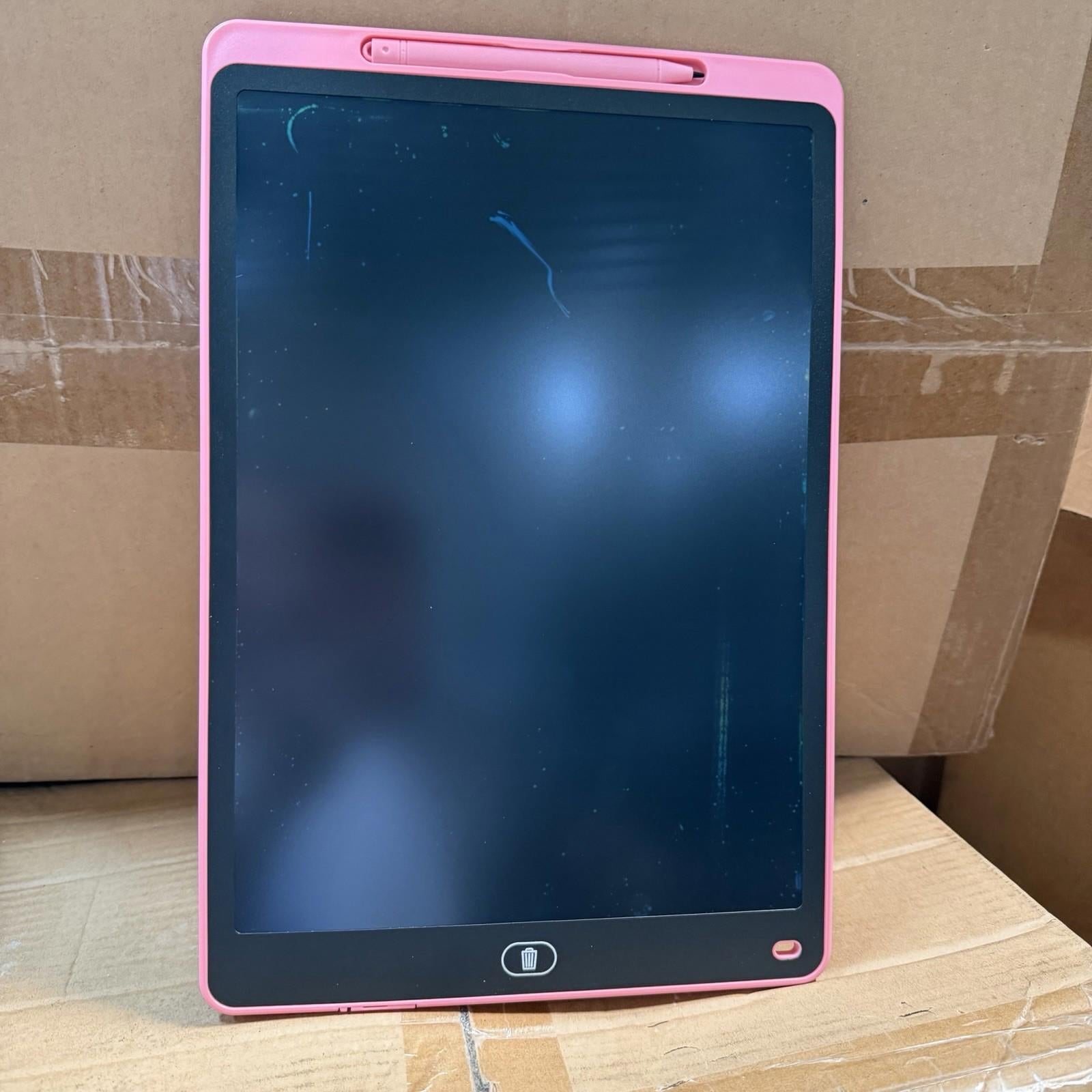 16” Pink LCD Writing Tablet for Kids - Reusable Doodle Board