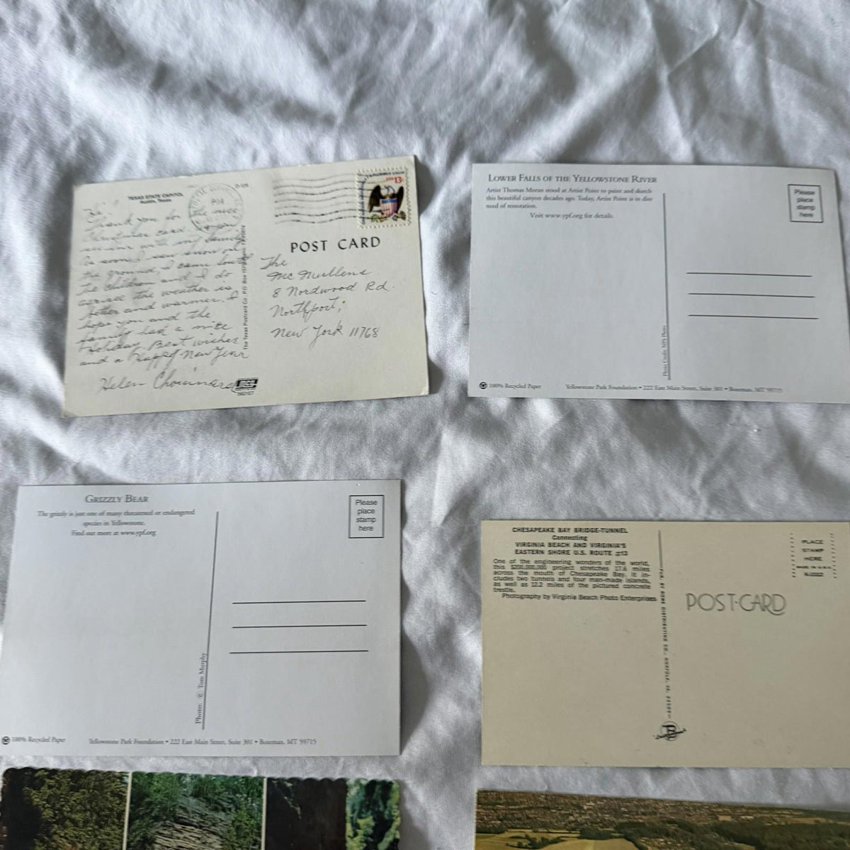 Vintage Postcard Collection - US Travel Scenes, Ghost Towns & Nature