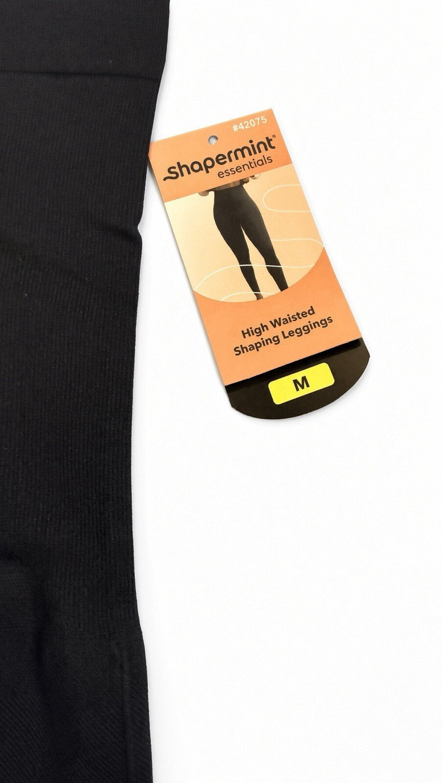 Shapermint Essentials High Waisted Shaping Leggings Black Size M Tummy Control