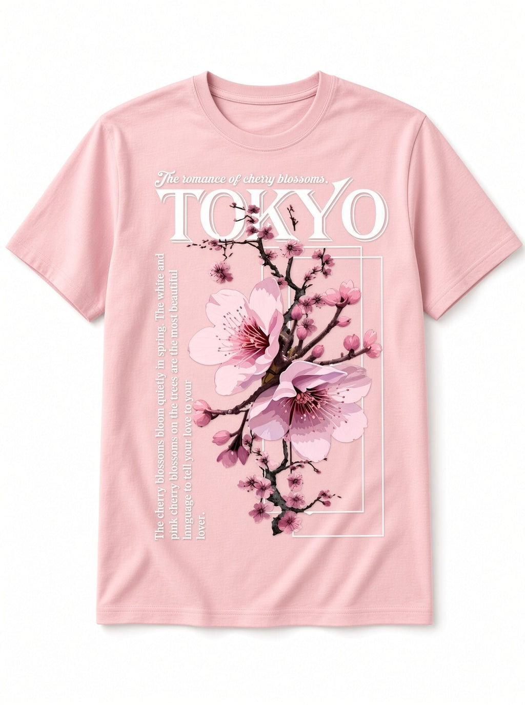 4pcs 10" DTF Transfer Tokyo Cherry Blossom Iron On Heat Press Shirt