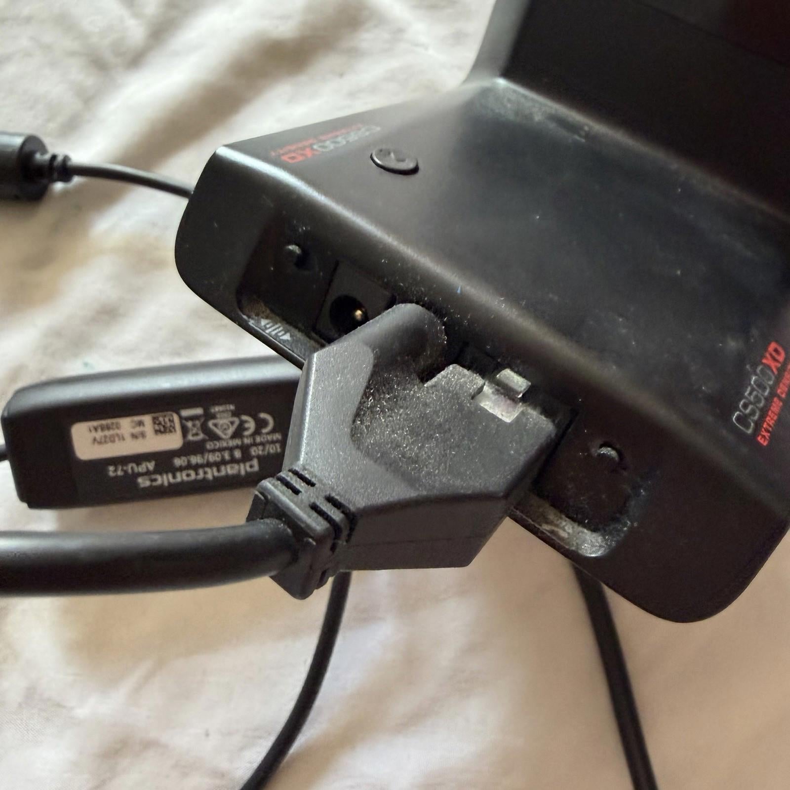Plantronics CS500 XD Wireless Headset Charging Base Station + APU-72
