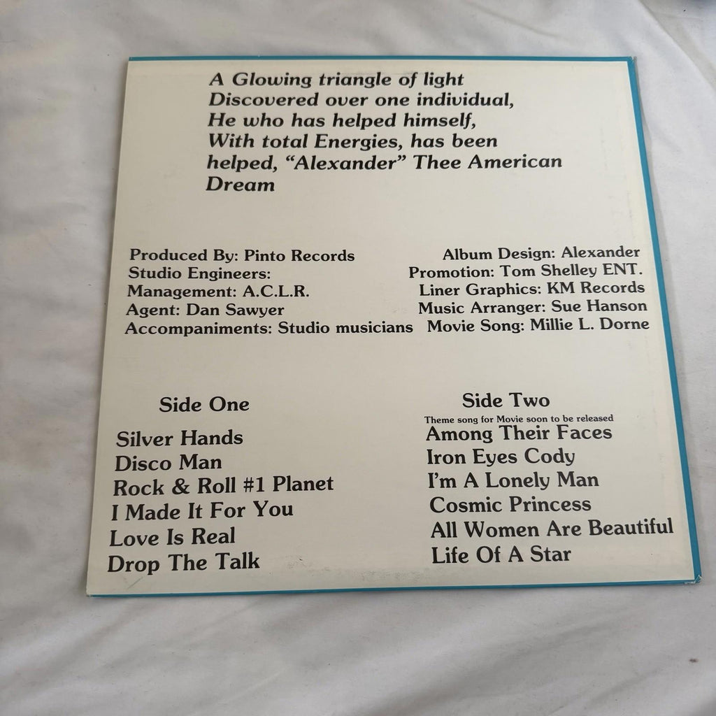 Alexander Longrifle – Silver Eagle Autographed P.I.N.T.O. Records (1979 LP)