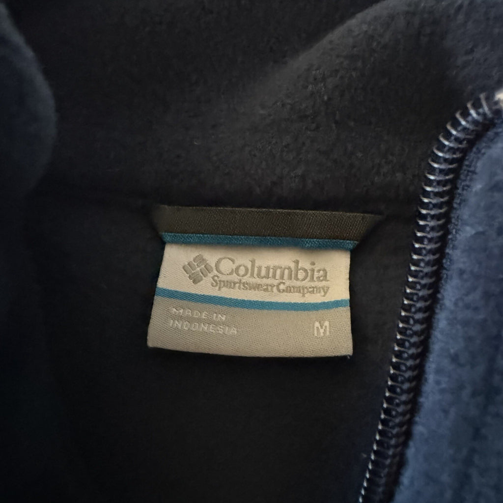Columbia Navy Fleece Jacket - Size M