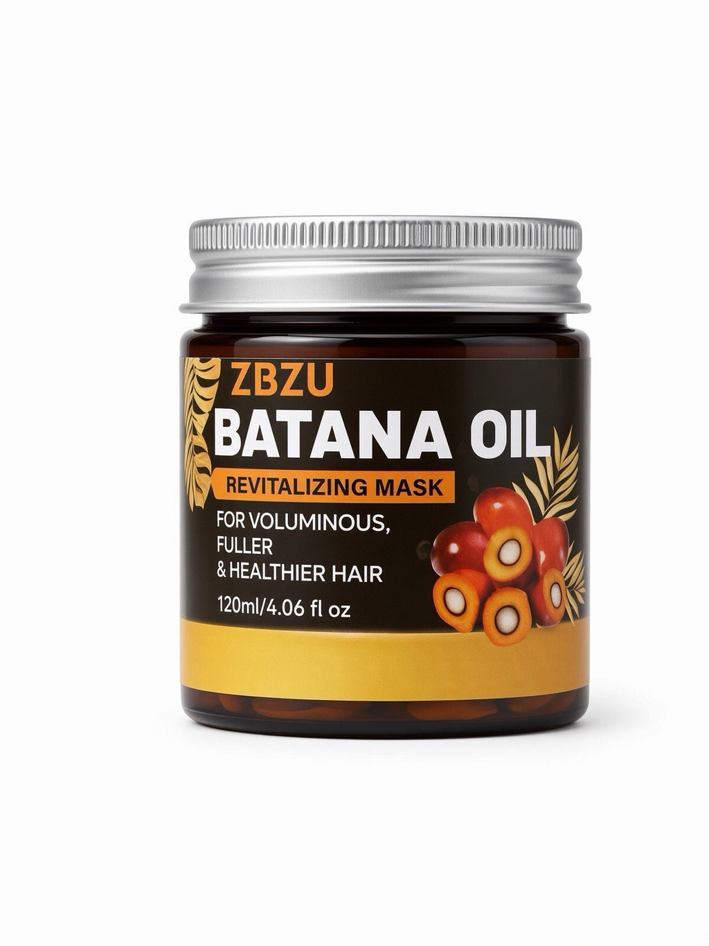 ZBZU Batana Oil Revitalizing Hair Mask for Voluminous Fuller Healthier Hair