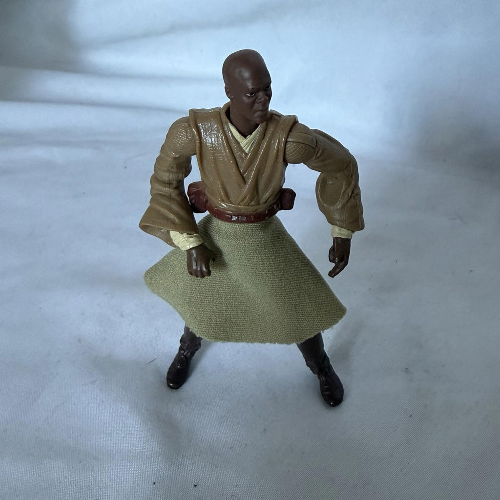 Star Wars Mace Windu 3.75” Action Figure 2003 Hasbro LFL Jedi Loose