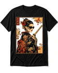 4PCS 10" DTF Transfers Japanese Geisha Warrior Katana Iron On Shirt