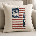 4pc 10" 1776 2026 250 Years America Distressed Flag DTF Transfer Ready Press
