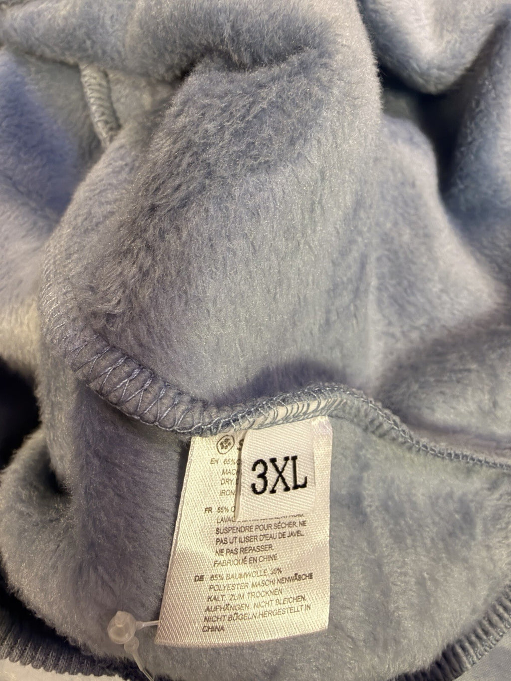 Spark Paws Dog Hoodie 3XL Blue Fleece Lined Pullover Pet Sweatshirt Pocket NWT