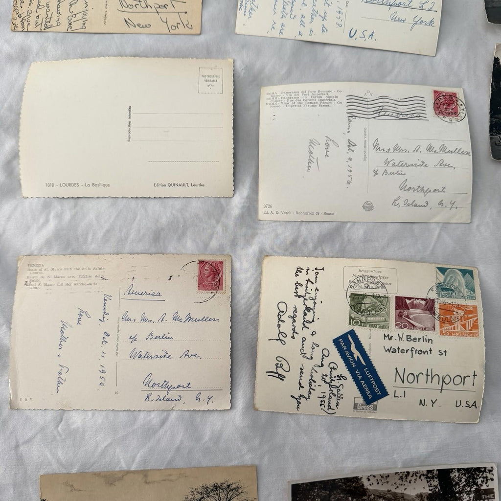 Vintage Postcards Lot 20 - Notre Dame Paris, Arc de Triomphe, Europe Travel