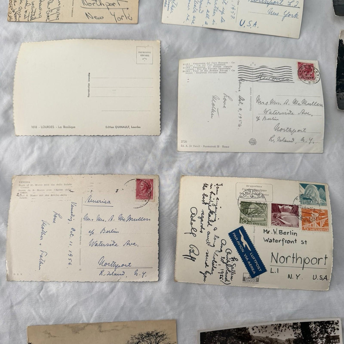 Vintage Postcards Lot 20 - Notre Dame Paris, Arc de Triomphe, Europe Travel