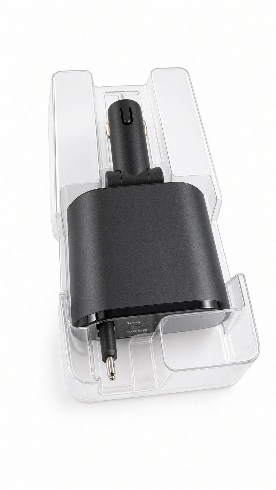 120W 4-in-1 Retractable Car Charger USB-C Dual Port Fast Charge 80cm