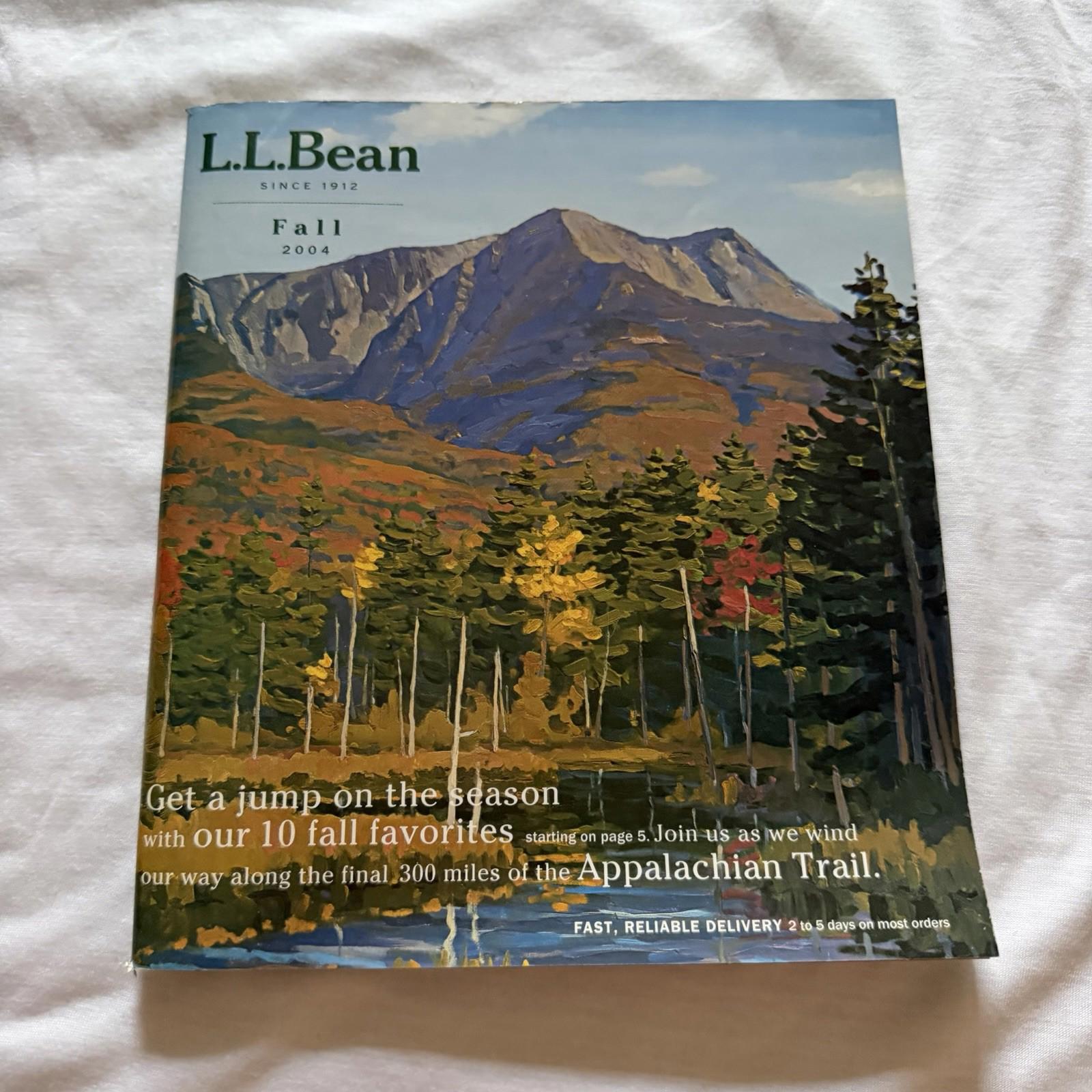 L.L.Bean Fall 2004 Catalog – Vintage Appalachian Trail Cover & Contents