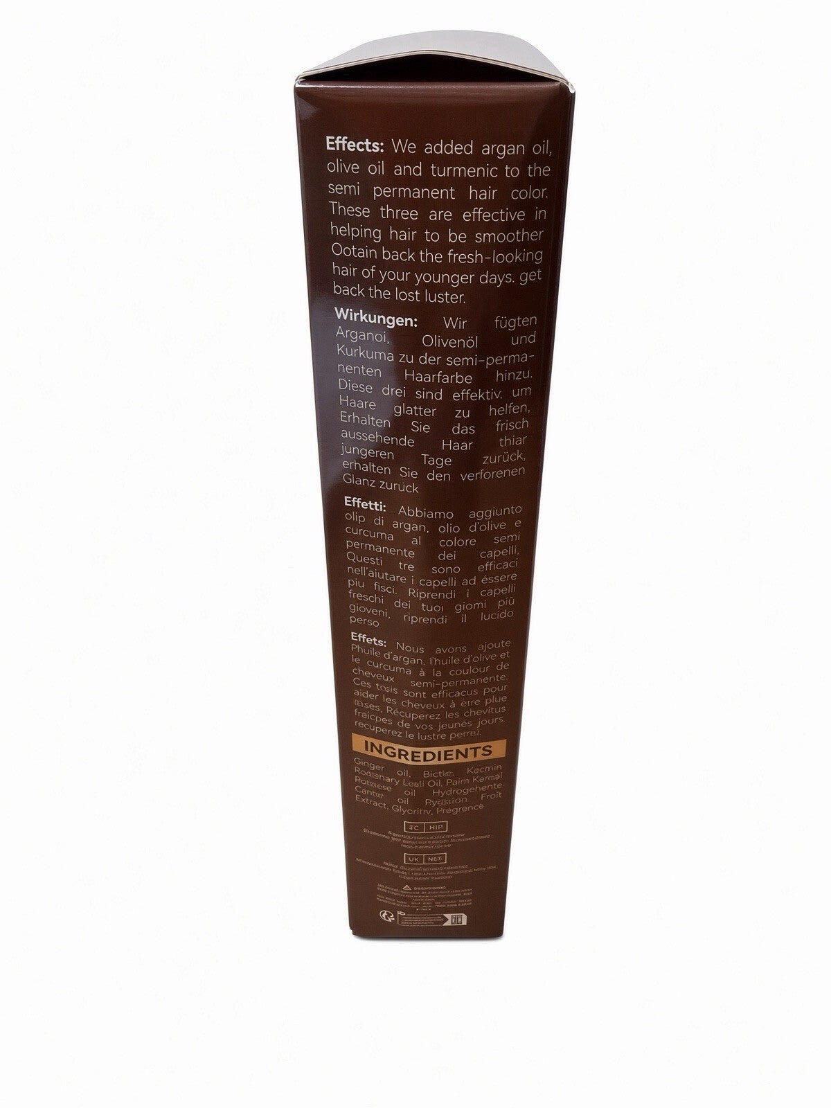 Yanyutong Chestnut Brown Hair Dye Shampoo 7-in-1 Gray Coverage 100ml 3.38oz