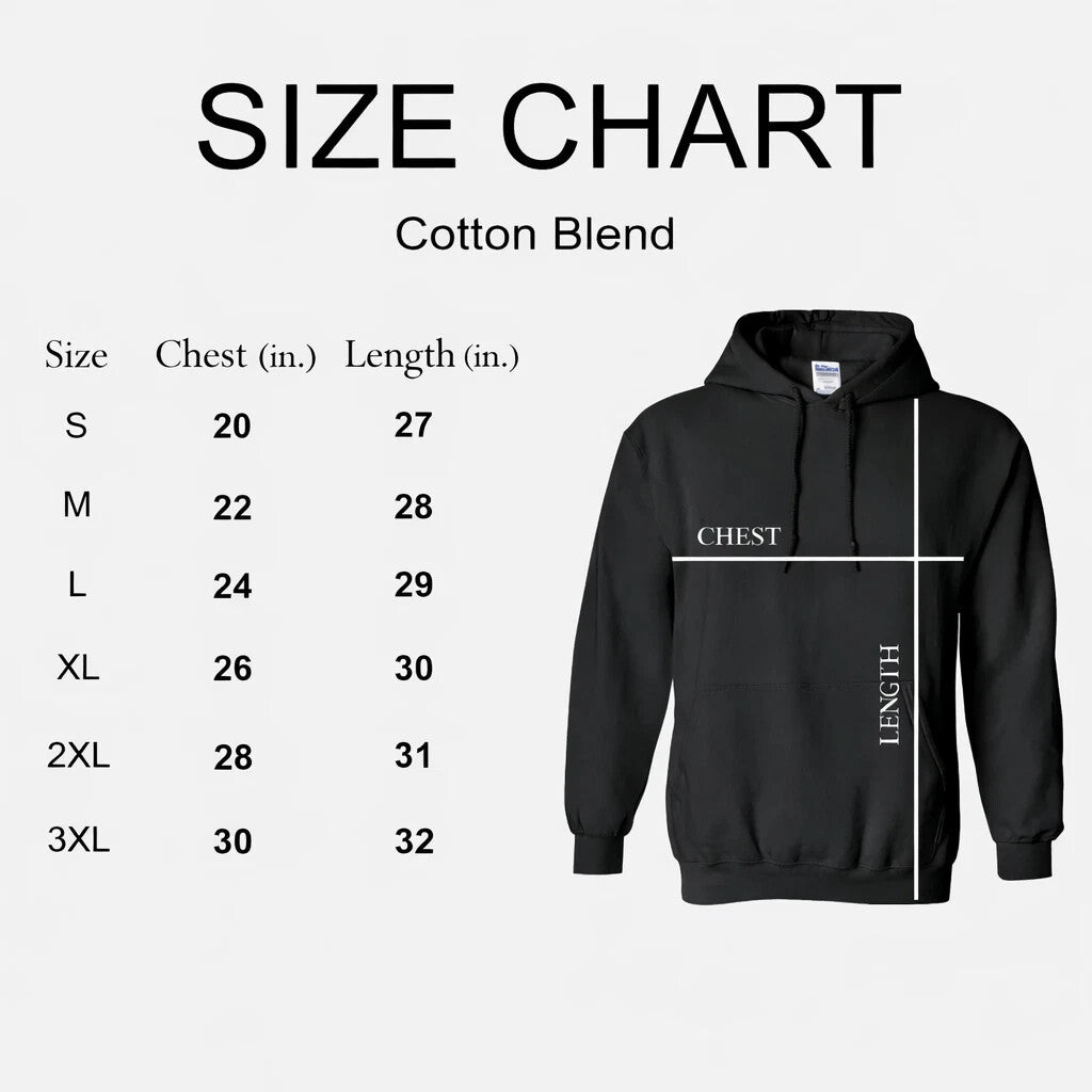 Isaiah 43:2 Great Wave Black Hoodie Christian Bible Verse Front Back Graphic