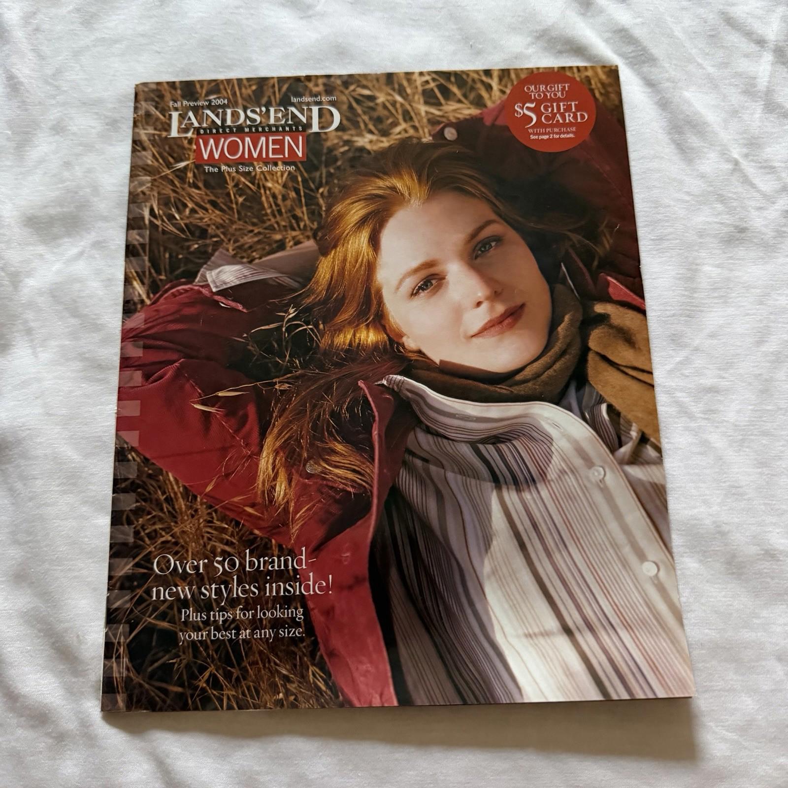 Lands’ End Fall Preview 2004 Catalogs – Women’s Cashmere & Plus Size Editions