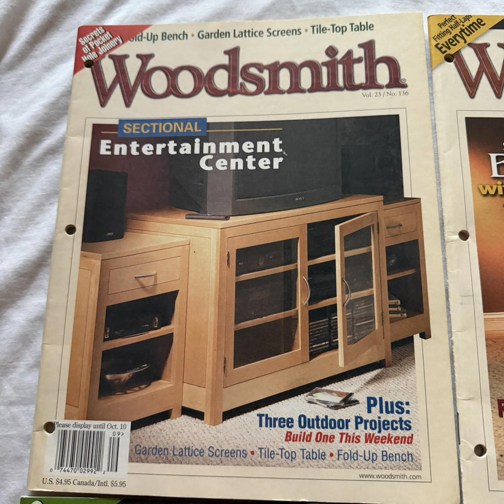 Woodsmith Magazines Vol 23–27 (Issues 136,140,144,150,154,157) – Vintage