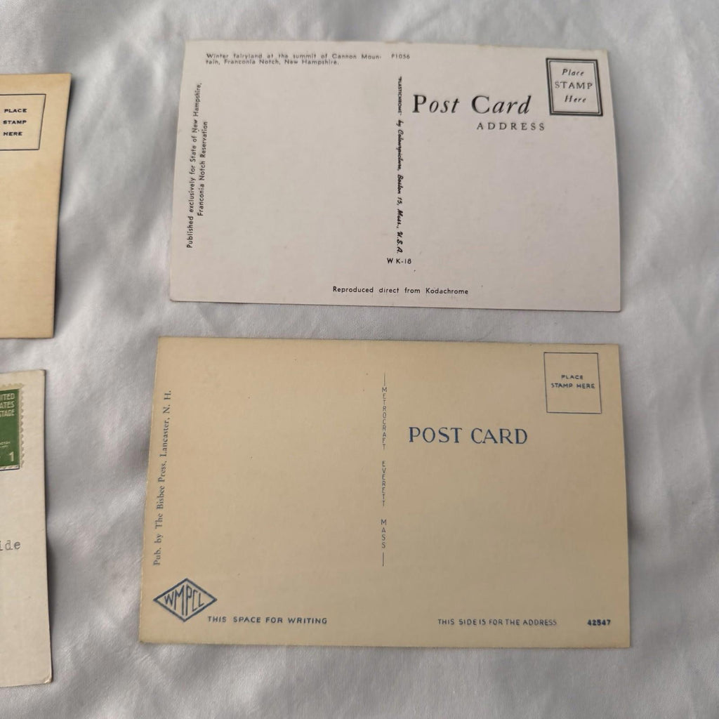 Vintage Postcards Lot 20 - Adirondack Mountains, White Mountains, Lakes, NV